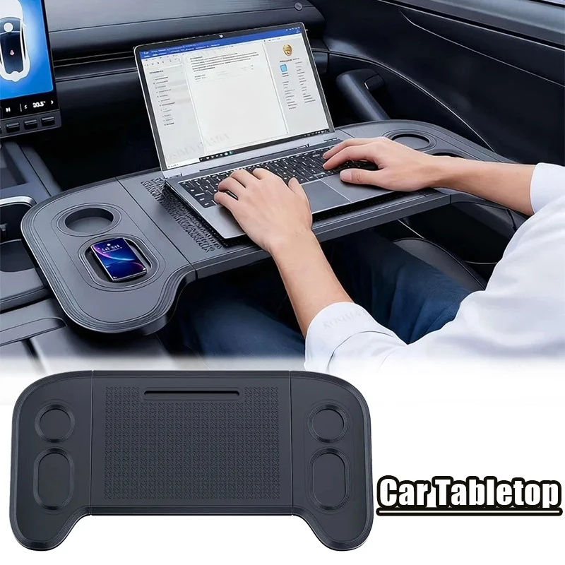 car-small-table-car-steering-wheel-dining-table-car-multifunctional-dinner-plate-writing-office-computer-notebook-table
