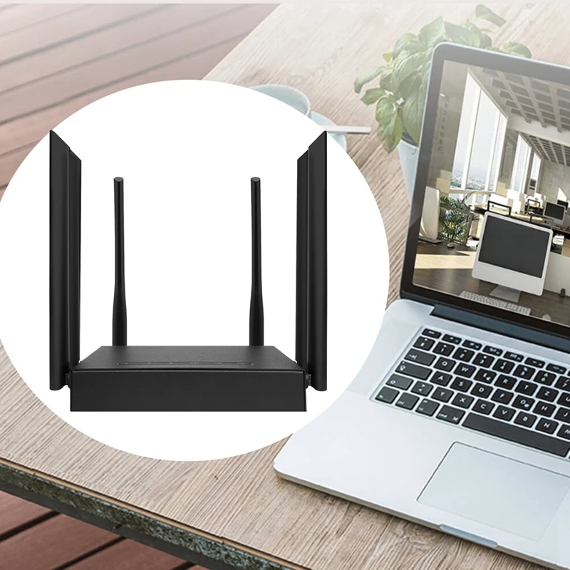 Industrial Grade 4G Wifi Router 300M MIMO 4G+Routing+AP Mode 2X100M LAN+1X100M WAN Interface With SIM Card Slot