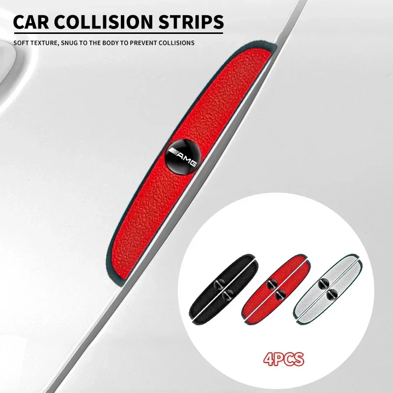 

4 шт. защитные наклейки на кромку двери автомобиля для Mercedes Benz AMG W203 W206 W220 W205 W211 W212 W201, аксессуары