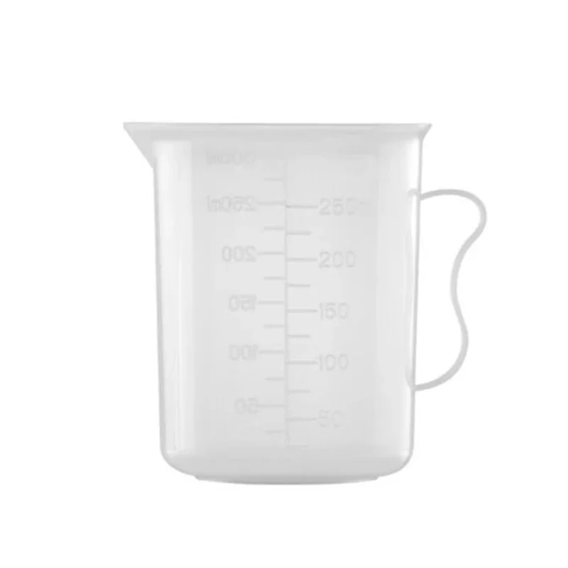 Transparent Measuring Cups Plastic 100 250 500 ML Bakewares Kitchen Equipment