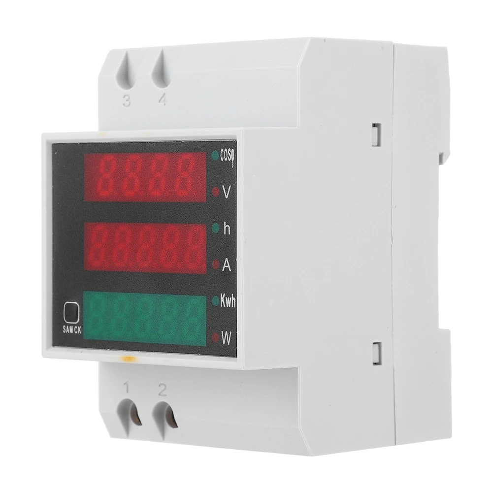 D52-2047 Multi Function Electric Meter Digital Displayed Current Voltage Power Factor Meter AC200~450V