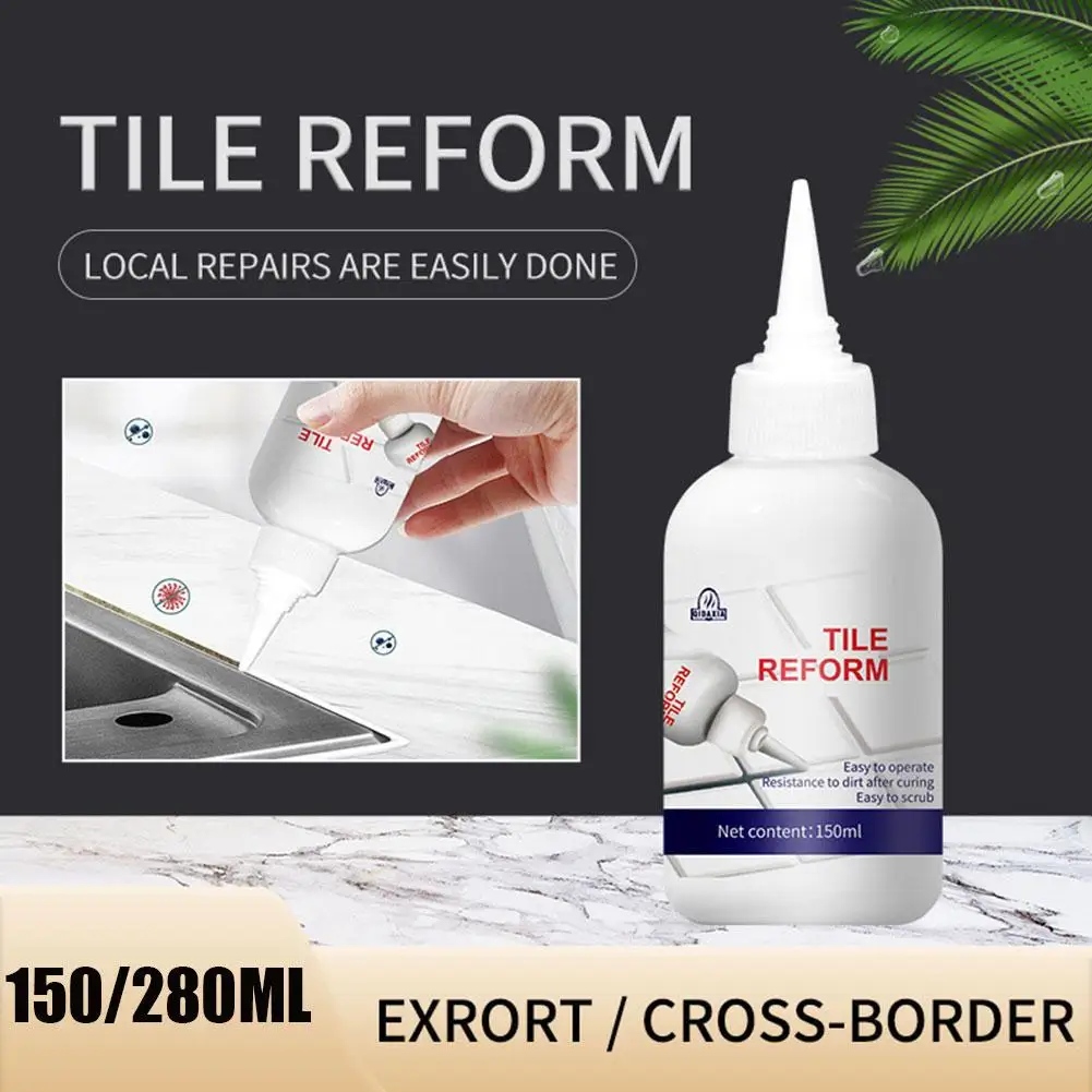 Waterproof Tile Repair Filler Seam Beauty Agent,Grout Tiling Tile Reviver Repair, Ceramic Tile Filler Refill Agent For K8D5