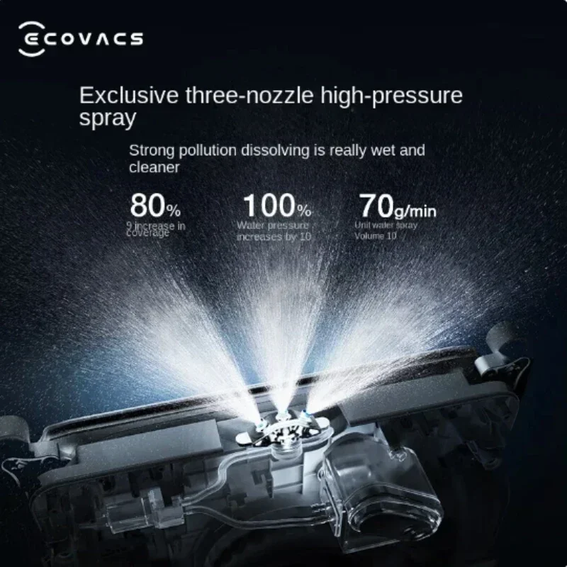 New Ecovacs Window Cleaning Robot W2PRO Multifunctional Base Station Automatic Glass Cleaning Artifact