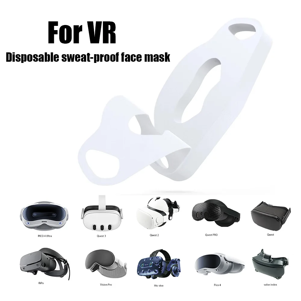 Comfortable Sweat-Proof VR Face Cover for Meta Quest 3S/Quest 3/Quest 2/1/Pico 4 – Clean Hygienic and Gentle on Skin