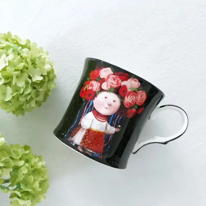 Export Chubby Bride Personalized Ceramic Mugs, Coffee Mugs, Water Mugs