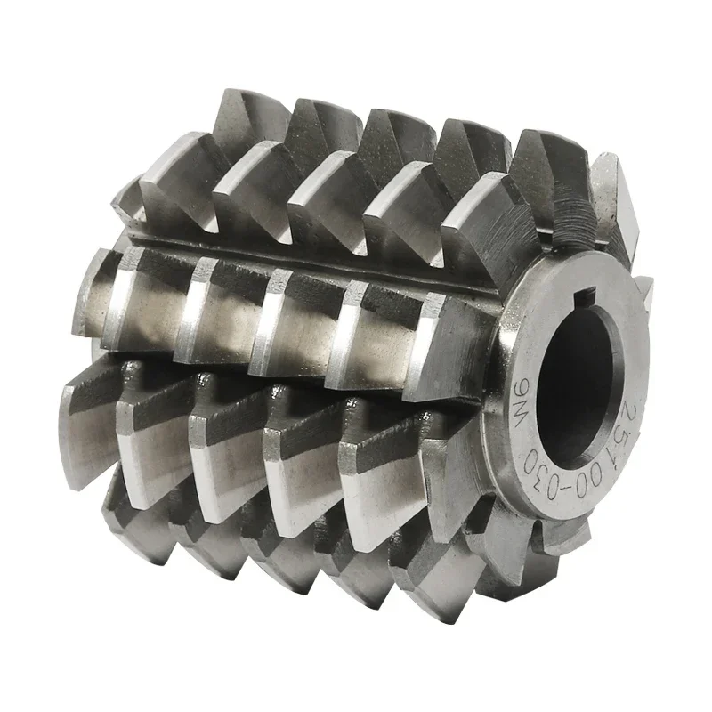 Gear Hob Cutter A-Grade Accuracy High-Speed Steel M2 Material, Pressure Angle 20 Degrees, Rolling Cutter M0.8M1M2M3M4