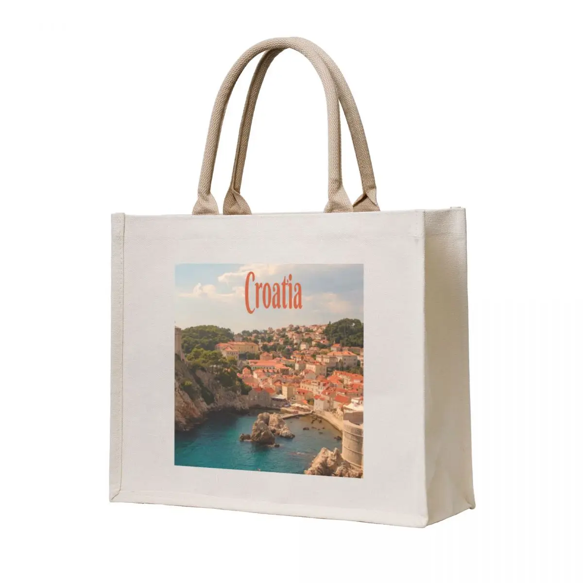 

Croatia Southeast Europe Zagreb Tote Bag shopping bags foldable tote bag woman canvas tote bag Women's shopper