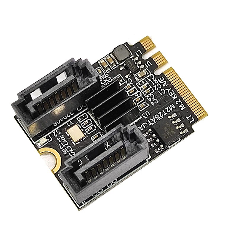 2 NGFF klucz A-E do SATA 3.0 karta rozszerzeń M.2 interfejs WIFI do konwertera napęd dysku twardego SATA karta rozszerzająca JMB582 pci-e 3.0 Chip