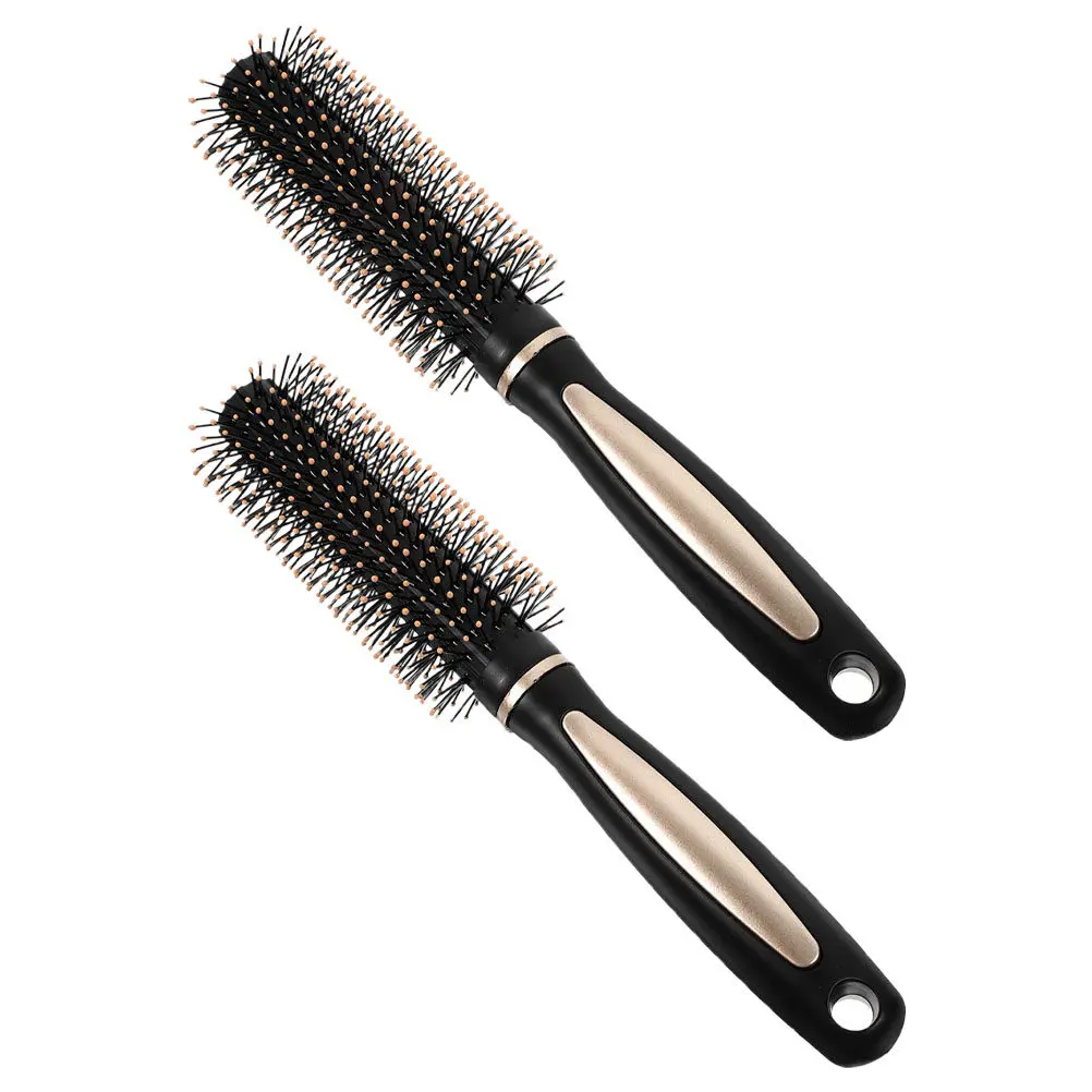

2Pcs Anti Static Curly Hair Brush Massage Comb Salon Styling Tool Blow Dry Detangle Hairbrush for All Wet Dry Hair Volume Frizz