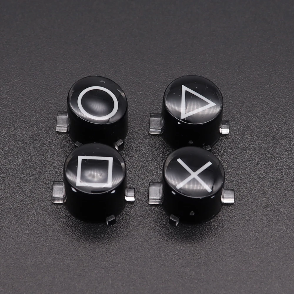 Replacement Plastic Crystal ABXY A B X Y Buttons D Pad Driection Key Kit For  PS5 V1 V2 V3 BDM-010 020 030 Controller