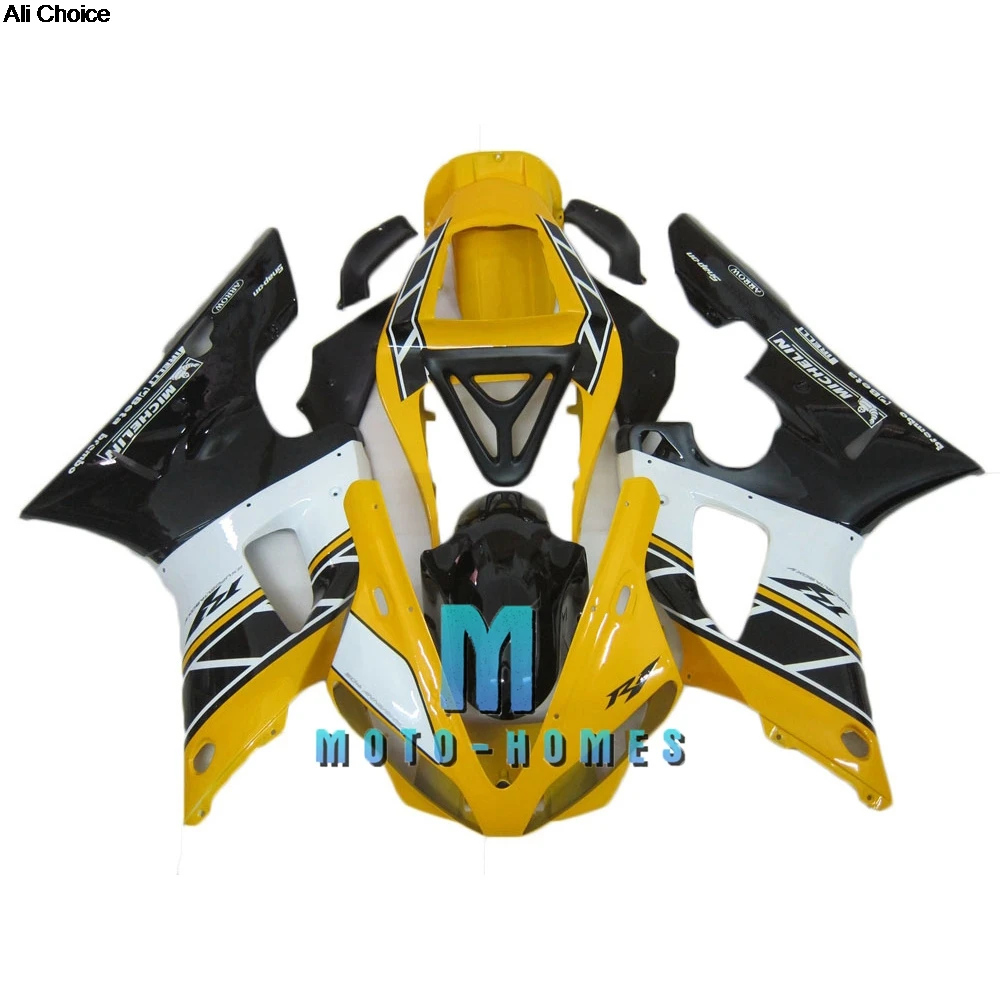

Full Fairing Kit for YAMAHA YZFR1 YZF R1 2000 2001 00 01ABS Plastic Injection ZXMT ​Replace Bike Black Yellow