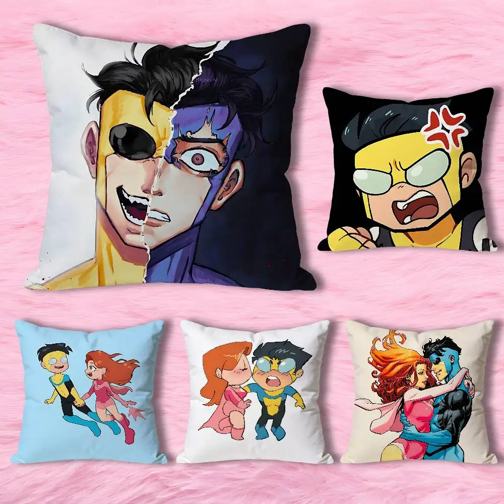 I-Invincible Eve x Mark Pillow Case Modern Home Decorative Cozy Plush Pillowcase For Living Room Bedroom Sofa