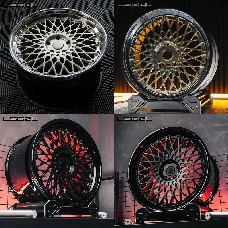 i Custom New Polish Forged Car Sport Deep Dish 19 20 22 Inch Wheels 5x114.3/112/120 PCD Black Concave for