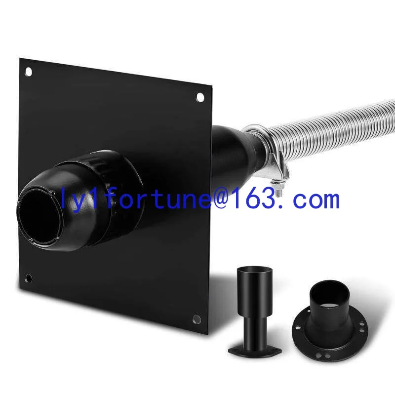 Generator Expansion  Kit with Insulated Through-Wall Mounting Plate for Safe Exhaust