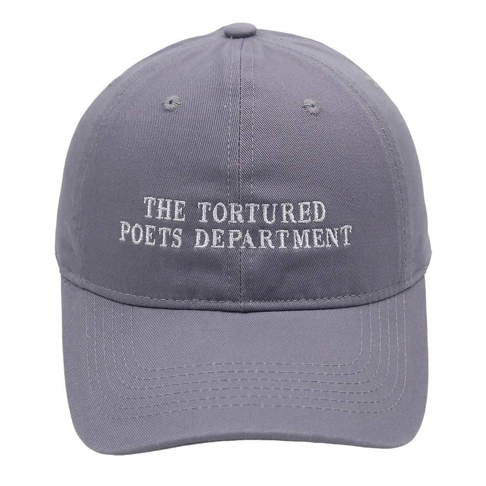 THE TORTURED POETS DEPARTMENT DAD Hat Embroidery TTPD Leisure Baseball Cap Cotton Unisex