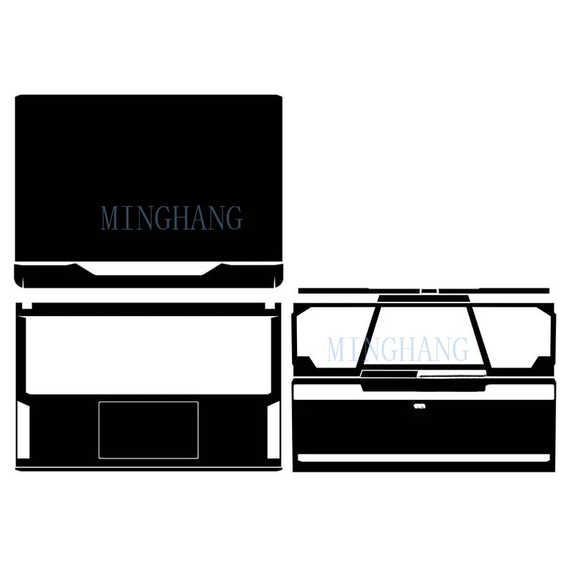 M   Sticker Skin Cover for MSI Raider GE68HX GE68 HX 16  Laptop Carbon Vinyl Decals