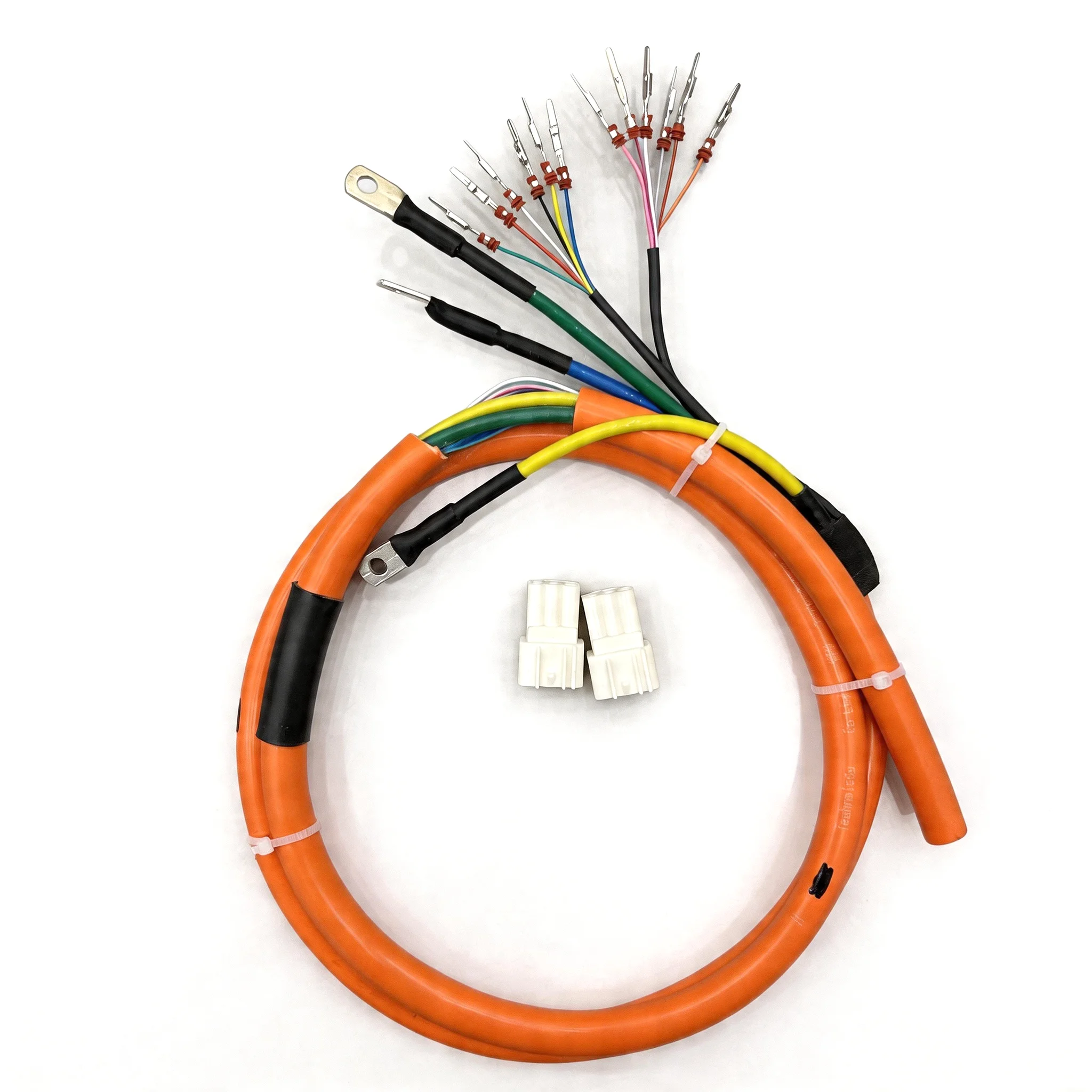 

QS Motor Cable Wire for 5000W/6000W E-bike Motorcycle 10mm Square Section 3xPhrase+6x2 Dual Hall Sensor Wire High Quality Cable