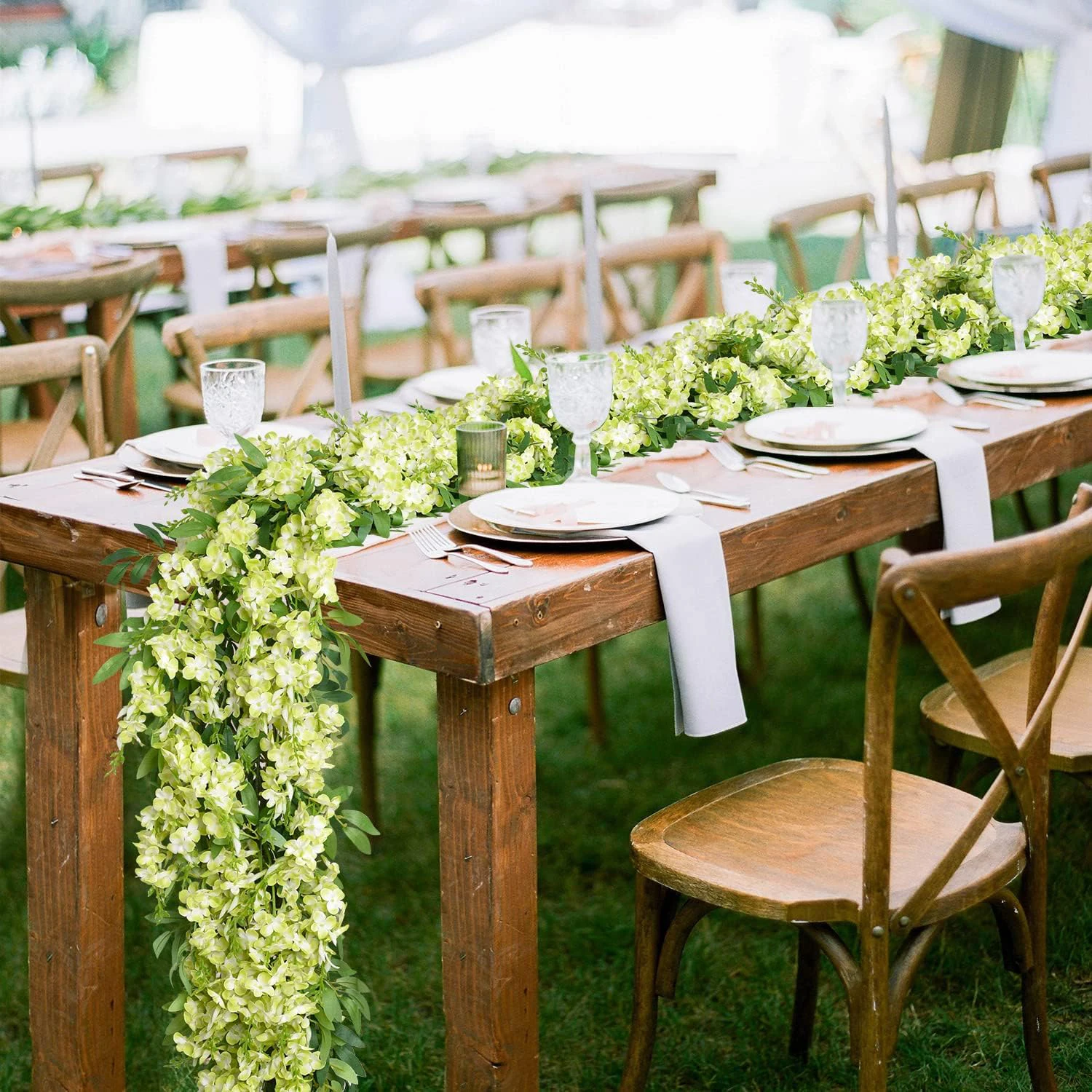 

Artificial Plant Ivy Home birthday Party Decoration Outdoor Garden Valentine's Day Wedding Arches Bridal Wreath Celebration Prop