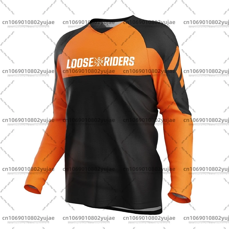 loose riders mtb jersey motocross mountain enduro cycling clothing mountain bike downhill jacket BMX MTB shirt