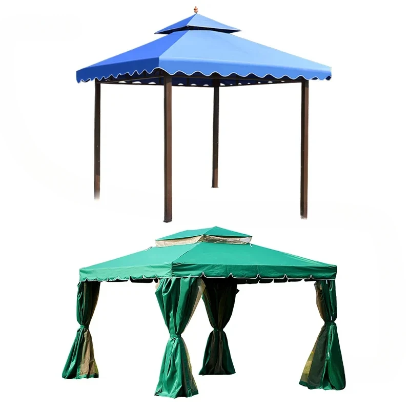 

Courtyard Outdoor Gazebos Cloth 3x3 Meters Four-corner Fabric Roman Tent Pergola Umbrella Advertising Event Tarpaulin Rainproof