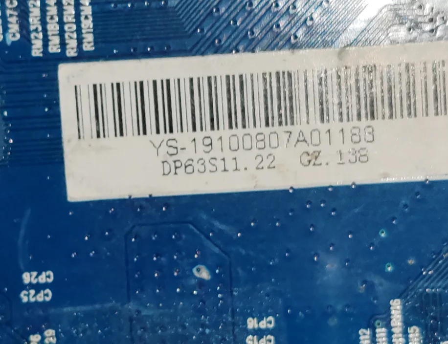 ¡Envío gratis! VS.DP63S11.2 placa base de TV tres en uno probada bien, 35-65v 600ma