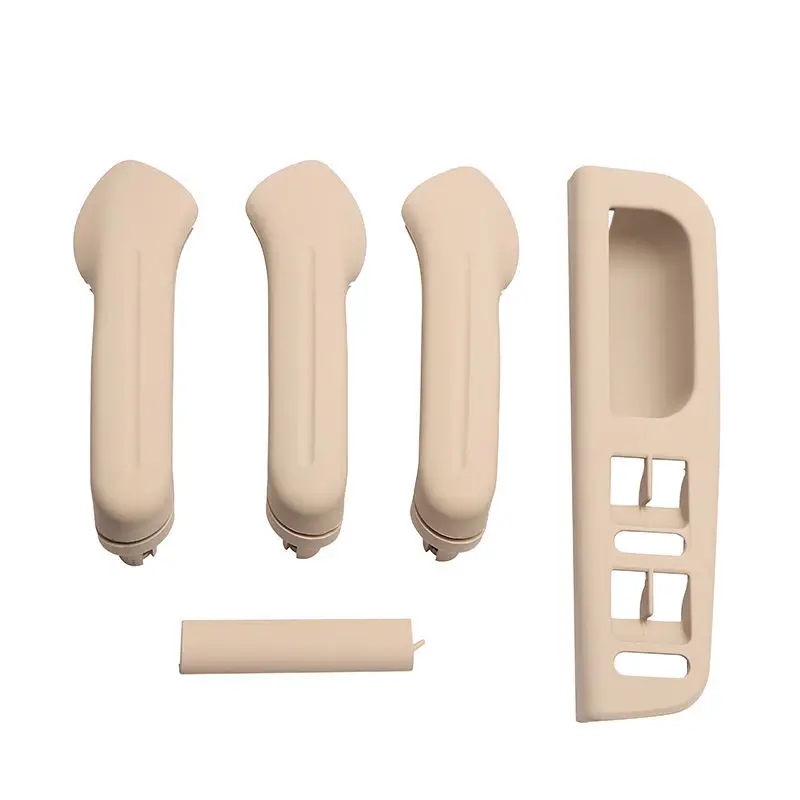 Daochen-manija de agarre para puerta delantera y trasera izquierda y derecha, accesorio negro para VW Bora Golf 4 MK4, Jetta 1999-2004, estilo de
