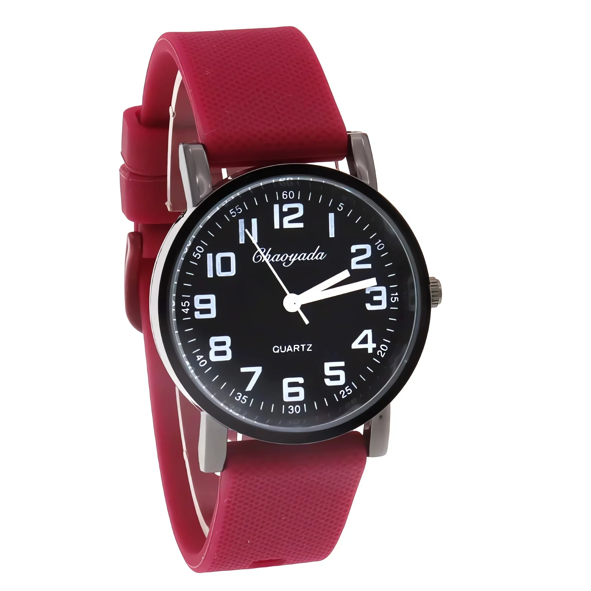 Colorful Sports Quartz Watch for Men Women Boys Girls Silicone Strap Junior High School Student Gift Watch
