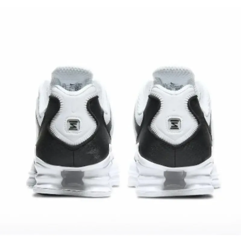 Nike Shox TL Men's Nightglow Runners - Reflective Fade Design, Spring Suspension & Asphalt-Black/Photon White