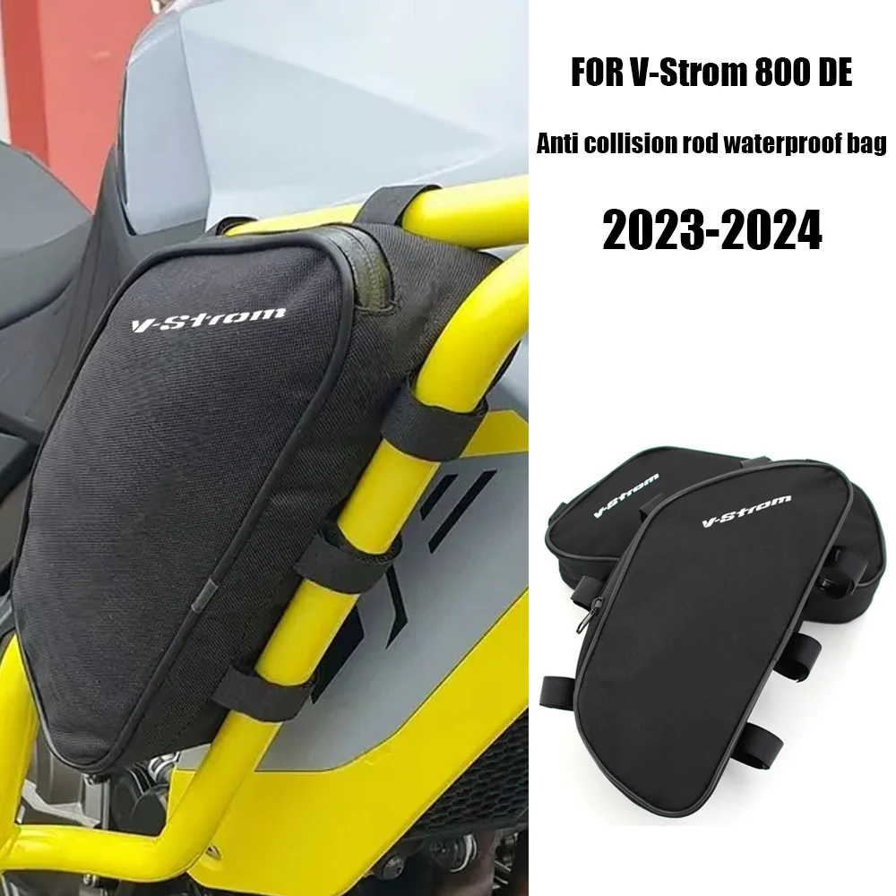 

Для Suzuki V-Strom800DE 2023-2024 рама Crash Bars водонепроницаемая сумка для V-Strom 800 DE оригинальная сумка для инструментов для ремонта бампера
