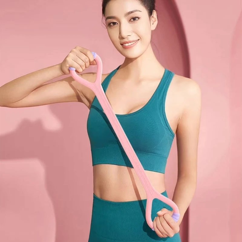 Ergonomic Design 8 Shaped Resistance Band for Pilates and Physical Therapy