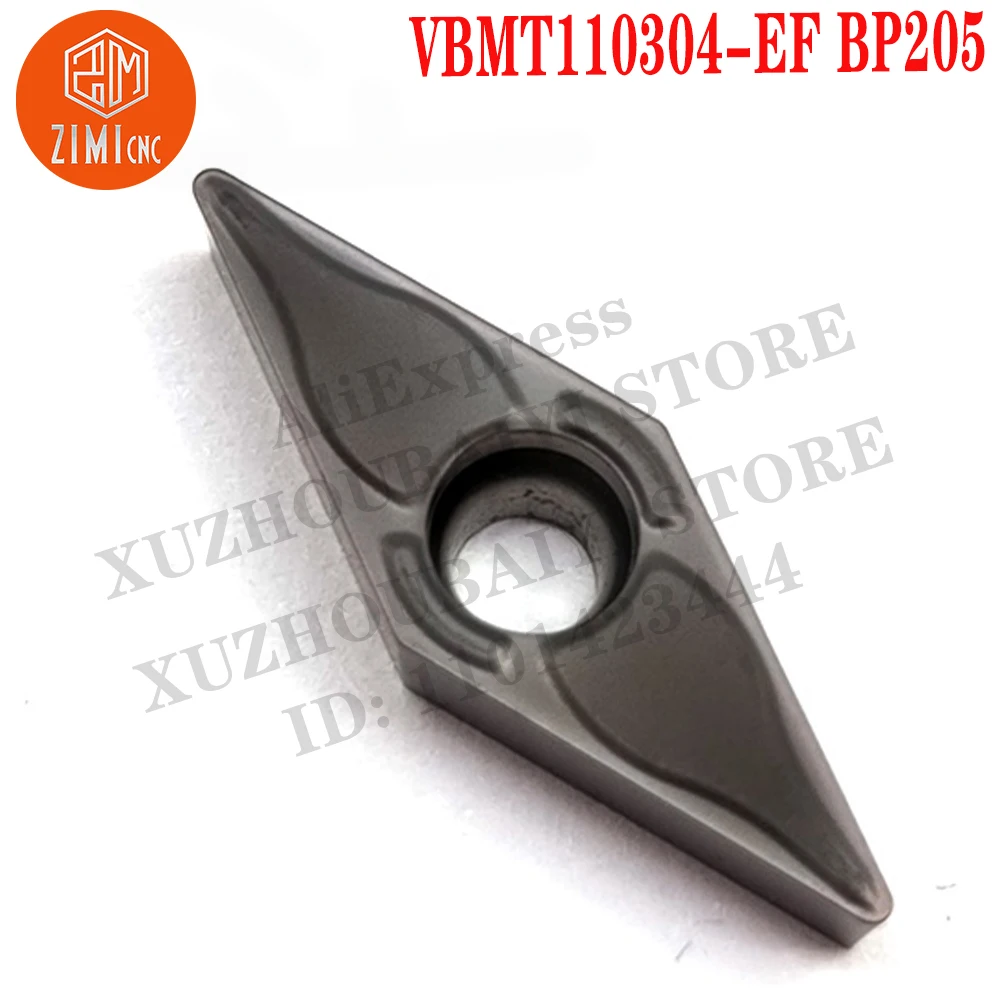 VBMT110304-EF BP205 VBMT 110304-EF Alloy Insert End Mill Tool CNC Tool Carbide Turning Lathe cutting tool mechanical metal lathe