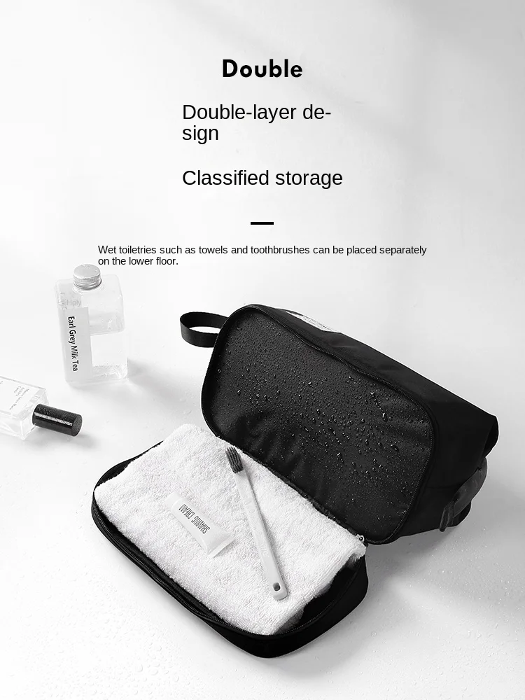 

Wash Bag Men's Travel Set Men's Business Trip Dry Wet Separation Carrying Case Cosmetic Case Bath Shower Supplies bean bag