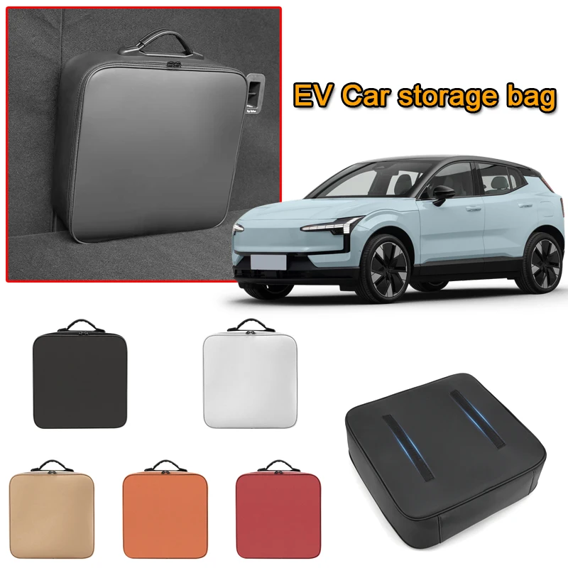 

EV Car Charging Cable Storage Box Electric Vehicle Charger Cables Carry Bag For VOLVO EX30 C40 EM90 XC60 XC90 EX90 ES90 S60 S90