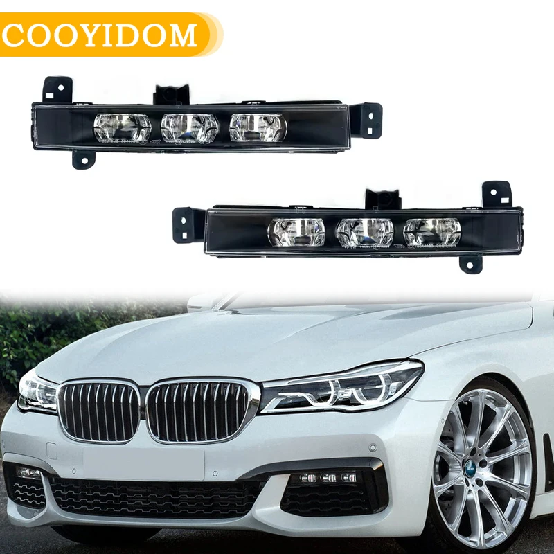 

For BMW G11 G12 740i 750i XDrive 2015 2016 2017 63177342953 63177342954 Daytime Running Light Front Bumper Fog Lamp Driving Lamp