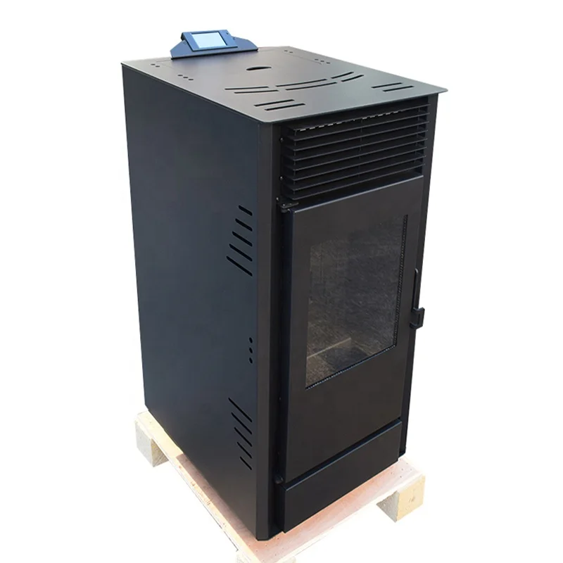 

8 kw Living Room Fireplace Wood Pellet Burning Freestanding Cold-rolled Steel Stove