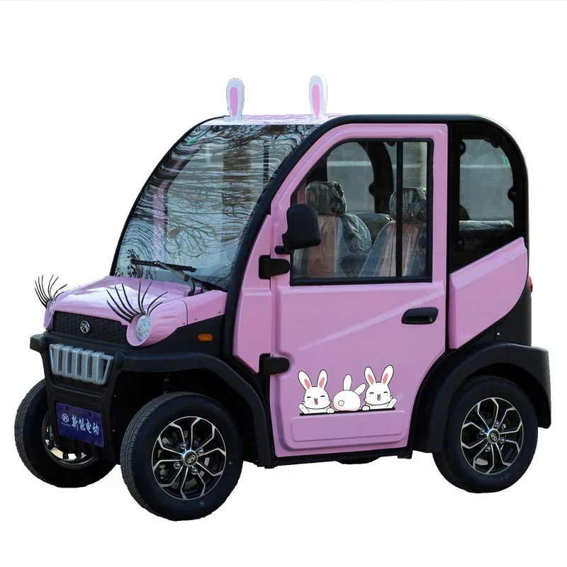 Customize the old man's mini electric car, ladies' small four-wheeled double-person household pick-up children's