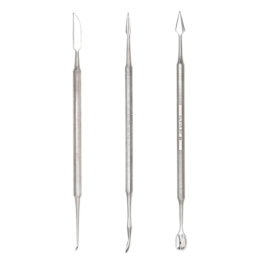 

Dental Mixing Knife Wax Carver Composite Filling Resin Instrument Tool Wax Spoon Double Head Carving Dentist Lab Tools 46#47#48#