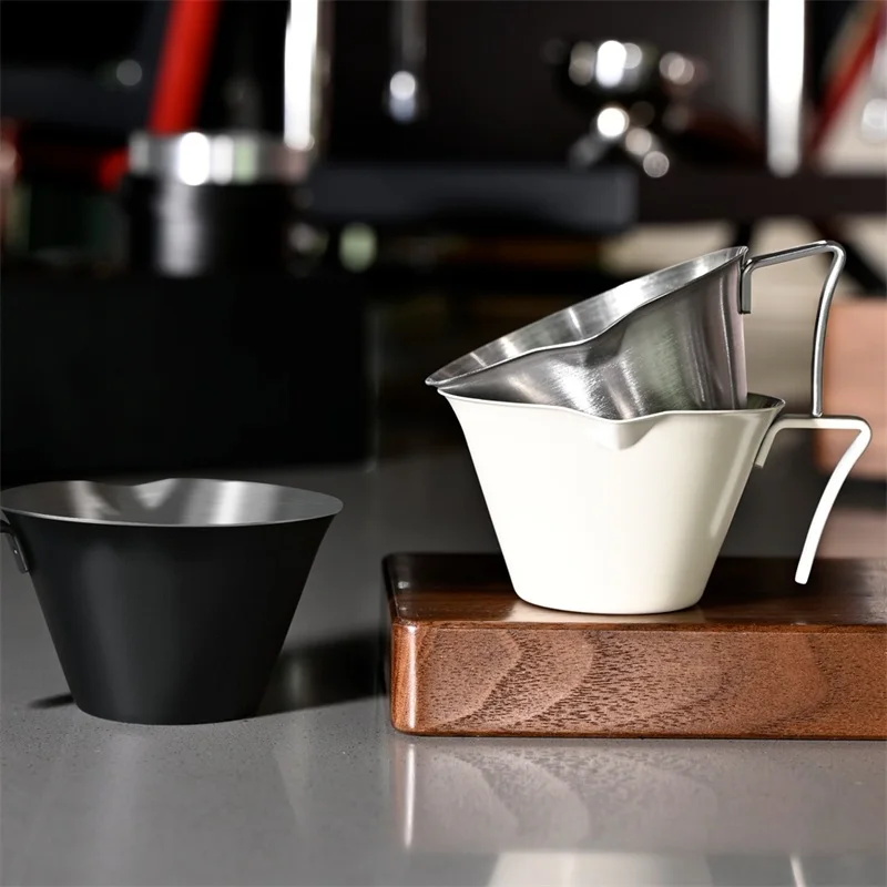 100ML Espresso-Extraktionsbecher aus 304 Edelstahl mit Skala, Verstärkter Exquisiter Unzen-Kaffeebecher für Zuhause, Küche und Café-Zubehör