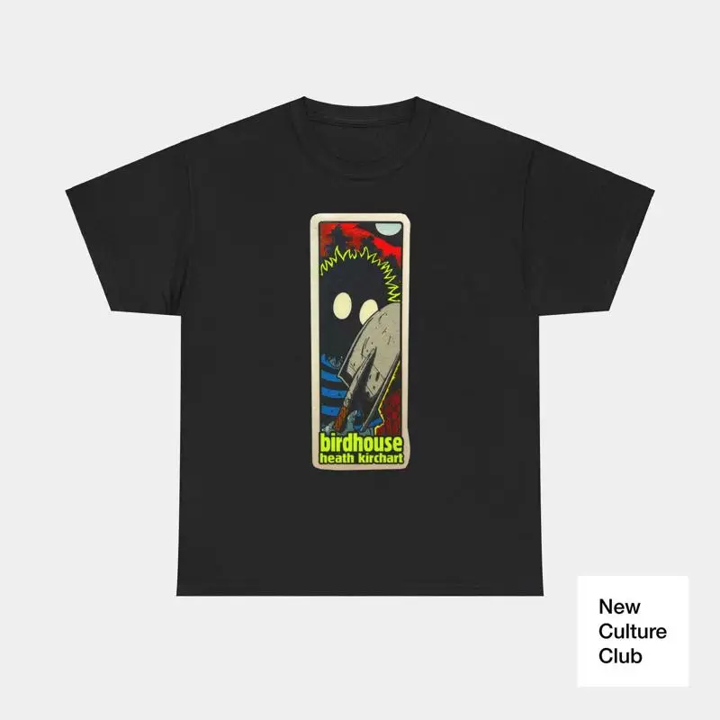 Birdhouse Kirchart Skateboarding Vintage Retro 90s Skate T Shirt Design
