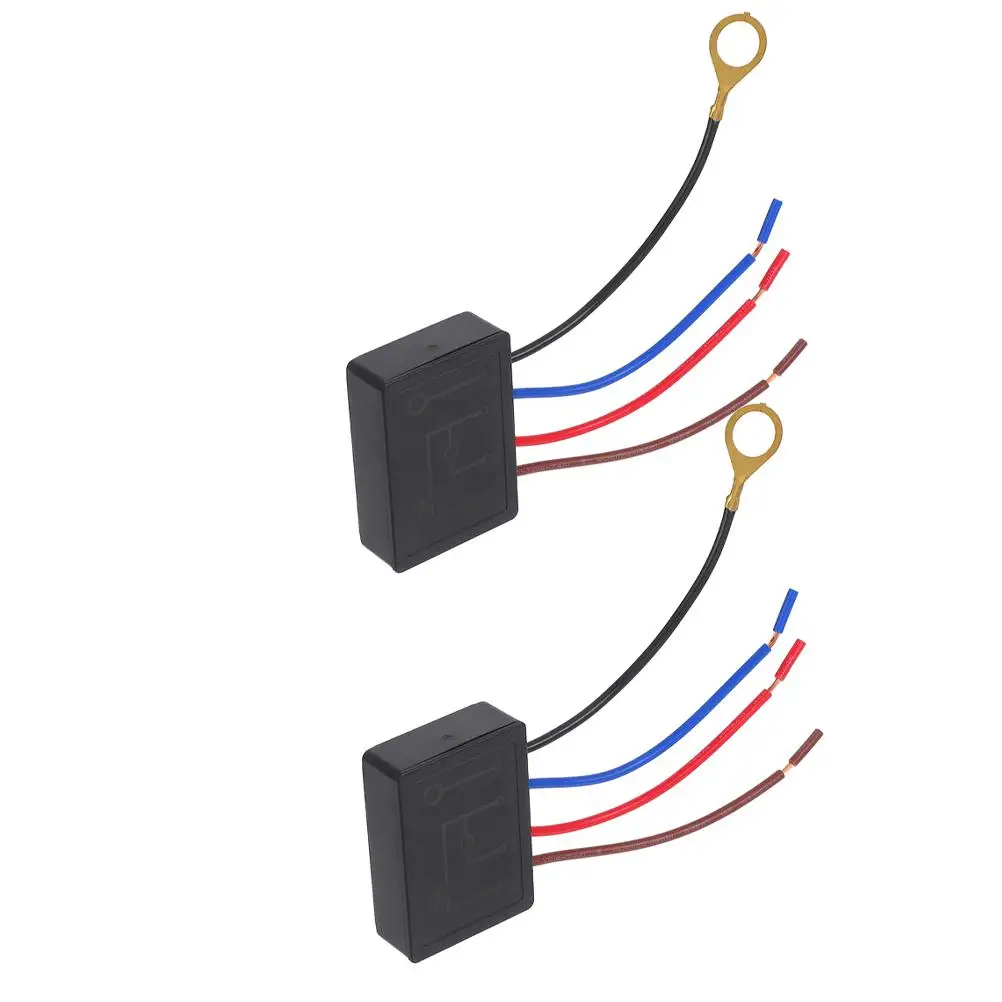 

2Pcs Lamp Switch Touch Sensor Module LED Light Black Repair Dimming Control Desk Bedroom Office Study Portable