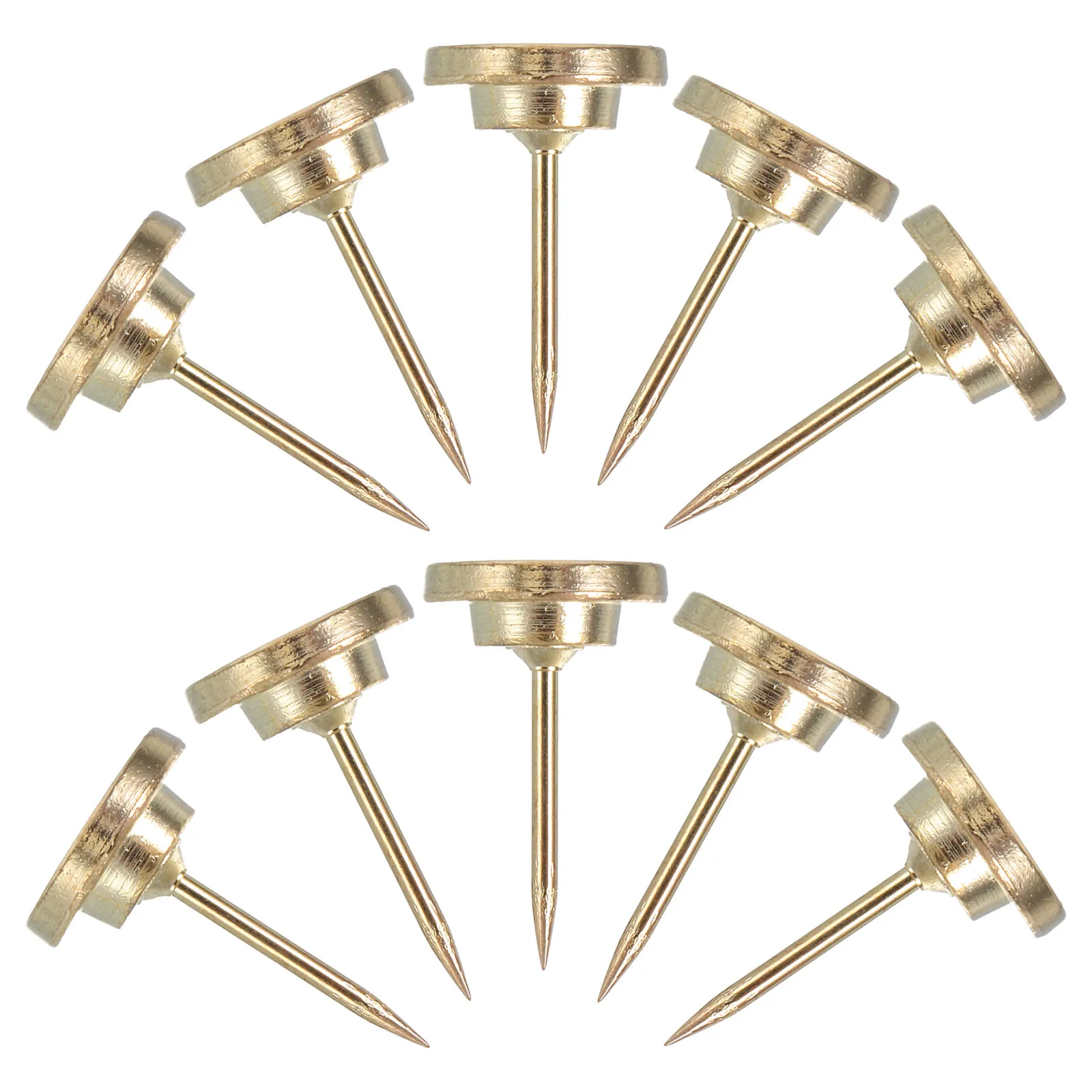 

30 шт. эстетичных плоских металлических кнопок-гвоздиков для картин, настенных украшений, пробковых досок, плакатов, декоративные офисные принадлежности