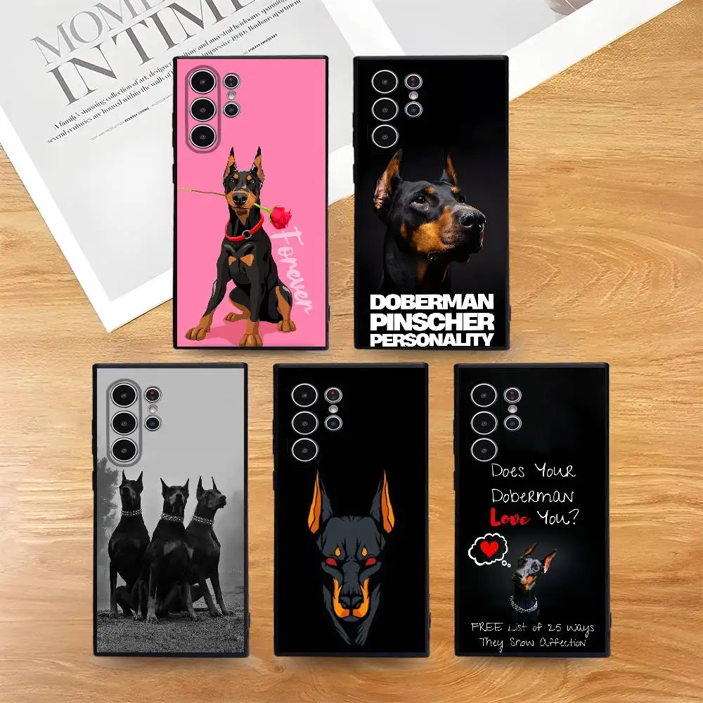 

Gun Dog Doberman Pinscher Phone Case Skin-Friendly Soft TPU Case Compatible With Samsung S21/S22/S23/S24/S25 FE/Plus/Ultra
