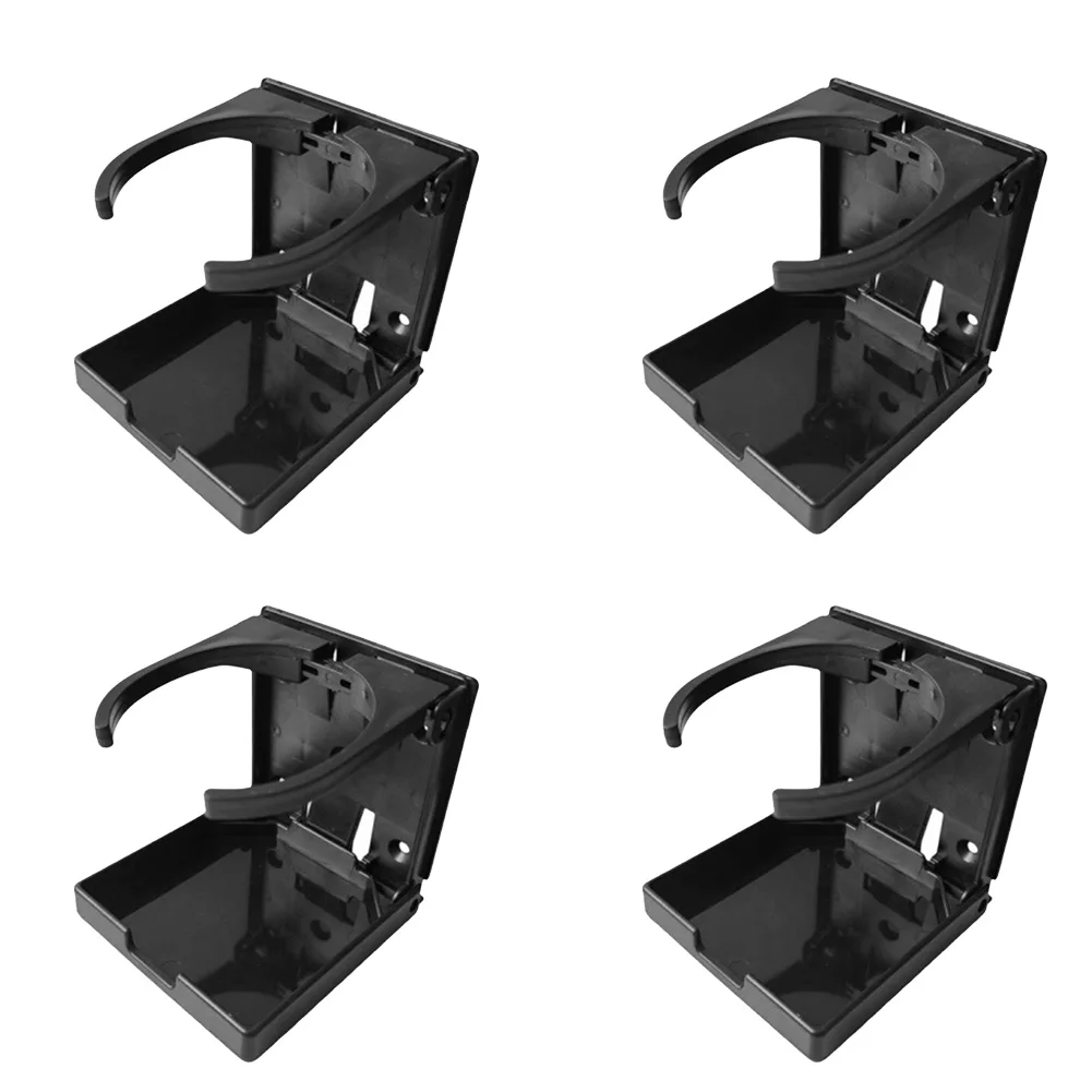 4pcs Adjustable Folding Drink Holders for Cars Trucks RVs and Boats Space Saving Design with Screws for Easy Installation