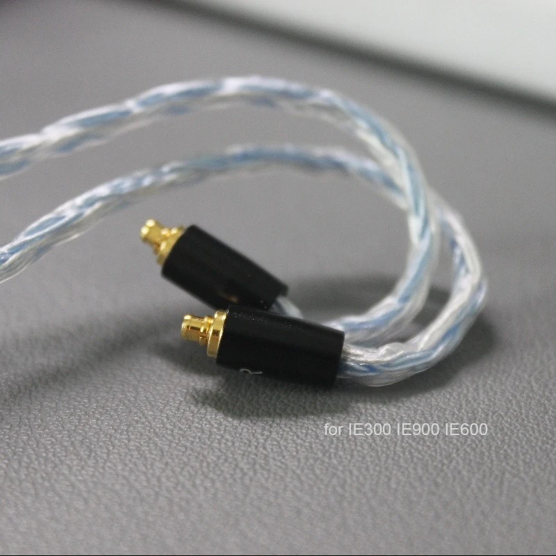 IE600 IE300 IE900 Kabel 3.5Mm 2.5Mm 4.4Mm 24 Core Verzilverd Occ Oortelefoon Kabel Voor Mmcx Sennheiser met Mic