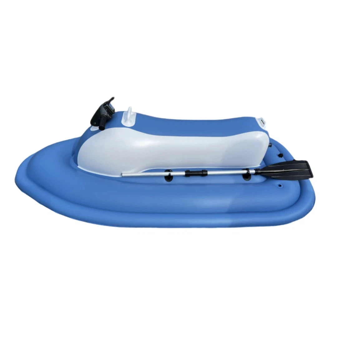 Water Inflatable Motorboat with Electric Propulsion Remote Control Speedboat