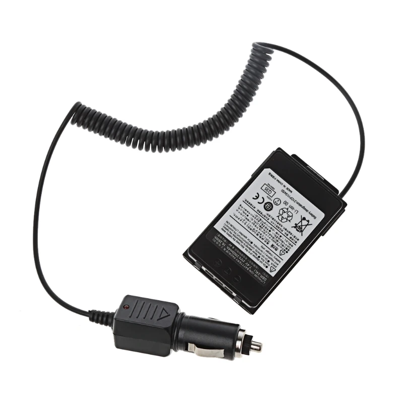 Eliminador batería del cargador del coche E56B para Radio bidireccional YAESU FT70D FT70DR FT70DS