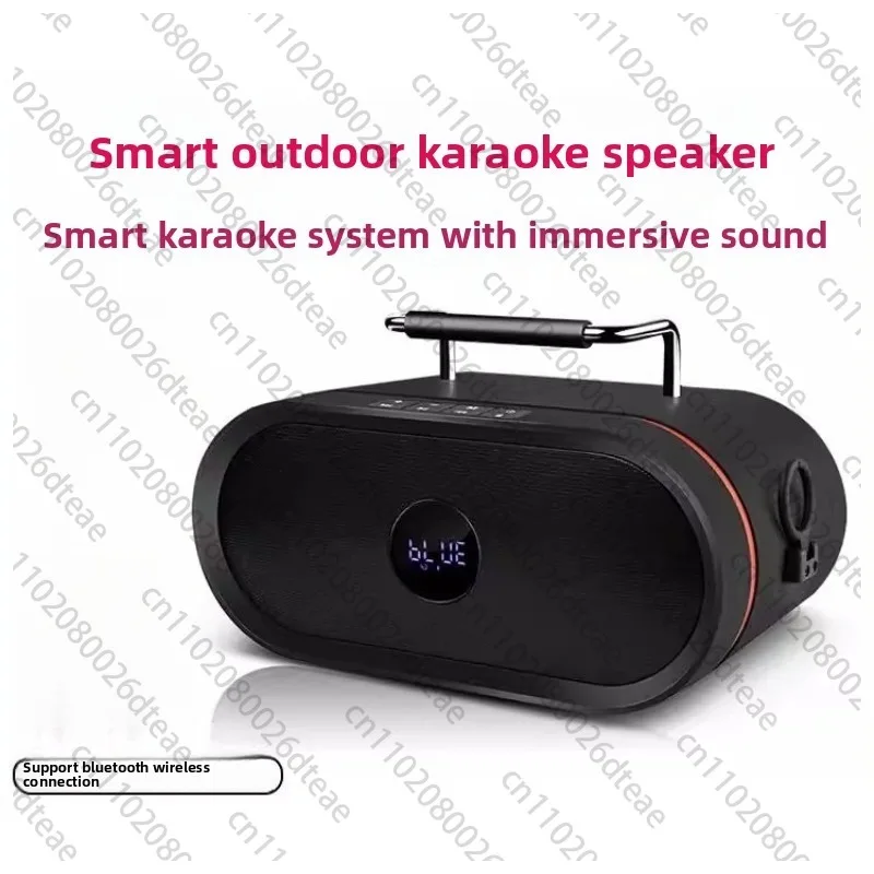 

K666 Karaoke Machine With Rich & Deep Bass, Powerful Sound, 2 Wireless Microphones, 8 Hours Playtime