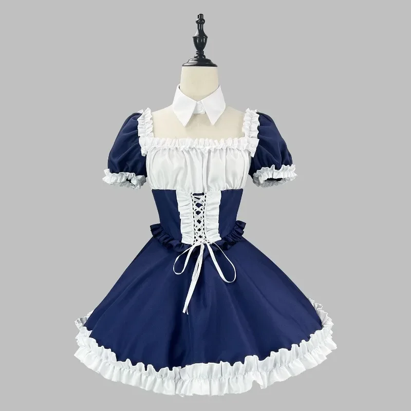 Dolce Lolita Gonna Copricapo Donna Halloween Cross Plus Size 2025 Nuovo stile giapponese Kawaii Manica corta Abito da cameriera Cosplay Carino