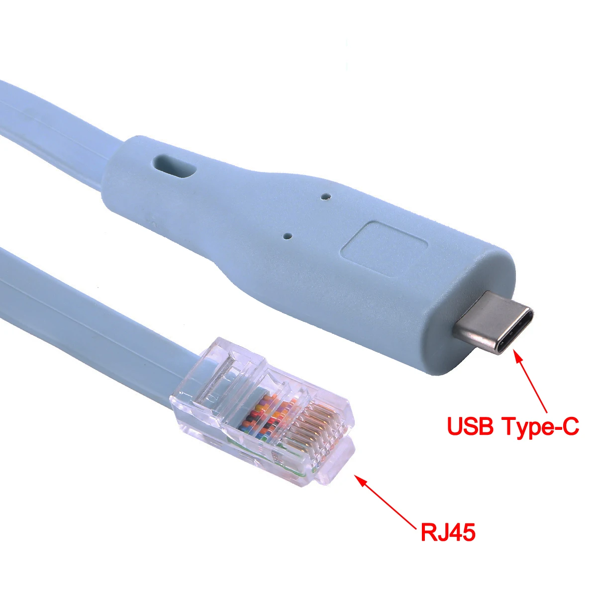 TypeC Console Cable for Cisco ,USB Type C  to RJ45 8P8C RS232 Serial Console Cable for Routers Switches and Firewall 1.8M