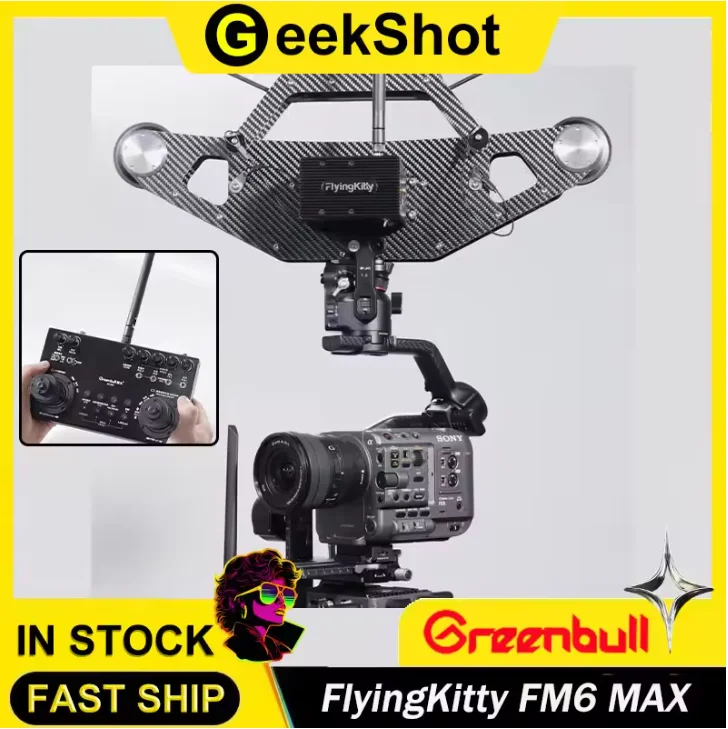 Greenbull FlyingKitty FM6 MAX 2025 NEW Ropeway Cablecam System View integrates All in a Panoramic for-DJI slatest RS protocol